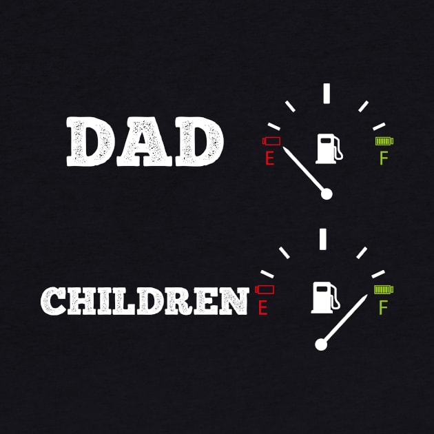 Funny dad father children baby family gift idea by Flipodesigner